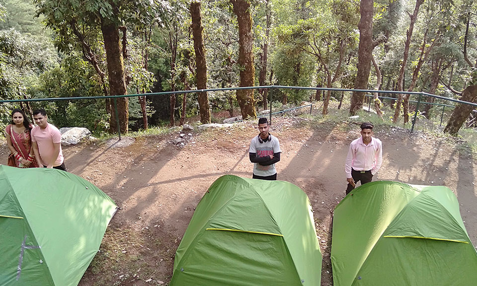 Jungle camping Triund Dharamshala